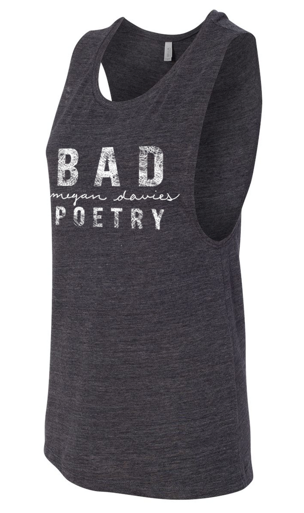 Bad Poetry - Charcoal Tank