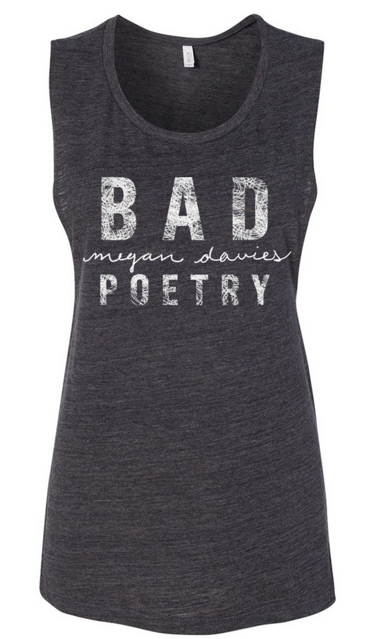 Bad Poetry - Charcoal Tank