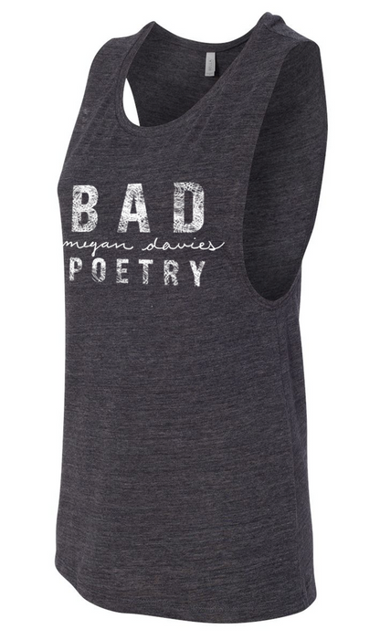 Bad Poetry - Charcoal Tank
